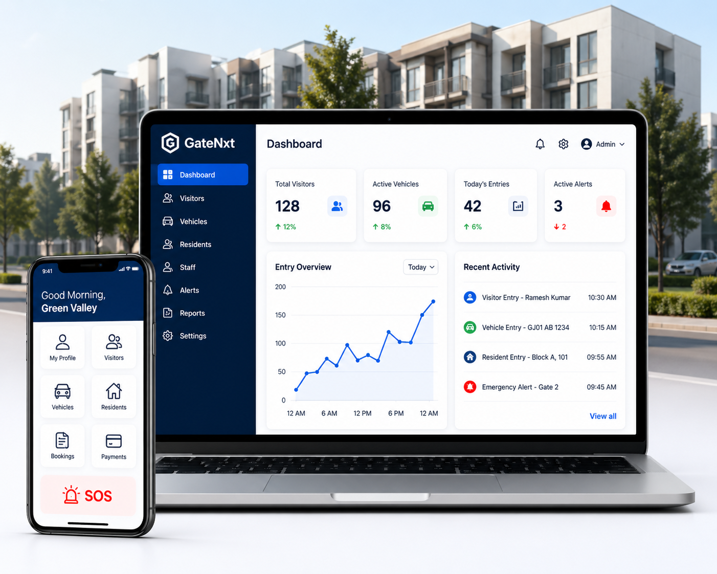Visitor management module preview